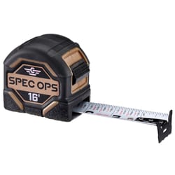 Spec Ops 16 ft. L X 2.62 in. W Tape Measure 1 pk