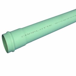 Charlotte Pipe SDR35 PVC Sewer Main 4 in. D X 14 ft. L Bell 0 psi