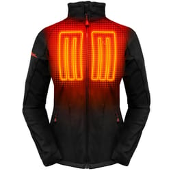 ActionHeat XL Long Sleeve Women's Full-Zip Heated Jacket Kit Black