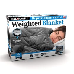 Bell + Howell Gray King Weighted Blanket 1 pk