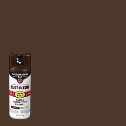 Rust-Oleum Stops Rust Custom Spray 5-in-1 Gloss Leather Brown Spray Paint 12 oz