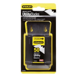 Stanley  Steel  Heavy Duty  Blade Dispenser with Blades  2-7/16 in. L 50 pc. 
