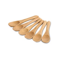HIC Kitchen Brown Bamboo Appetizer Spoons