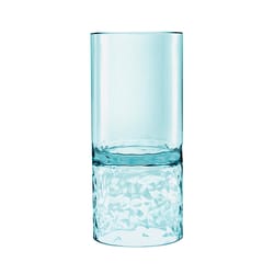 TarHong Cube 1.5 oz Aqua Acrylic Drinking Glass