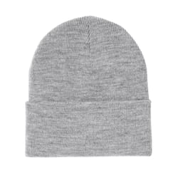 Dickies Cuffed Knit Beanie Heather Gray One Size Fits Most