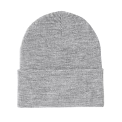 Dickies Cuffed Knit Beanie Heather Gray One Size Fits Most