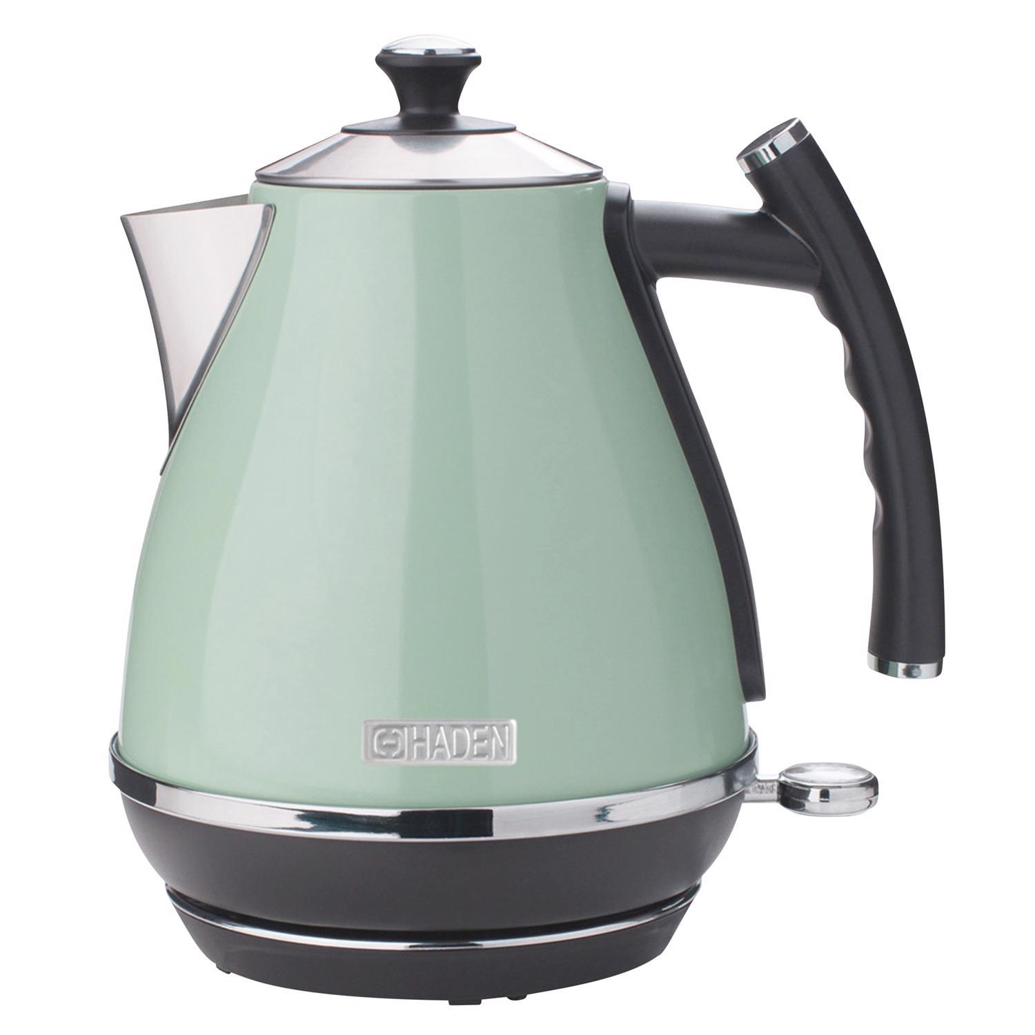 Haden Cotswold Green Retro Stainless Steel 1.7 L Electric Tea Kettle Sansujyuku sansujyuku.com