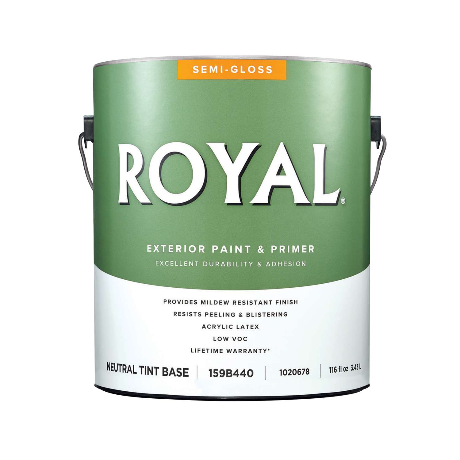 Royal SemiGloss Tint Base Neutral Base Paint Exterior 1 gal. Ace