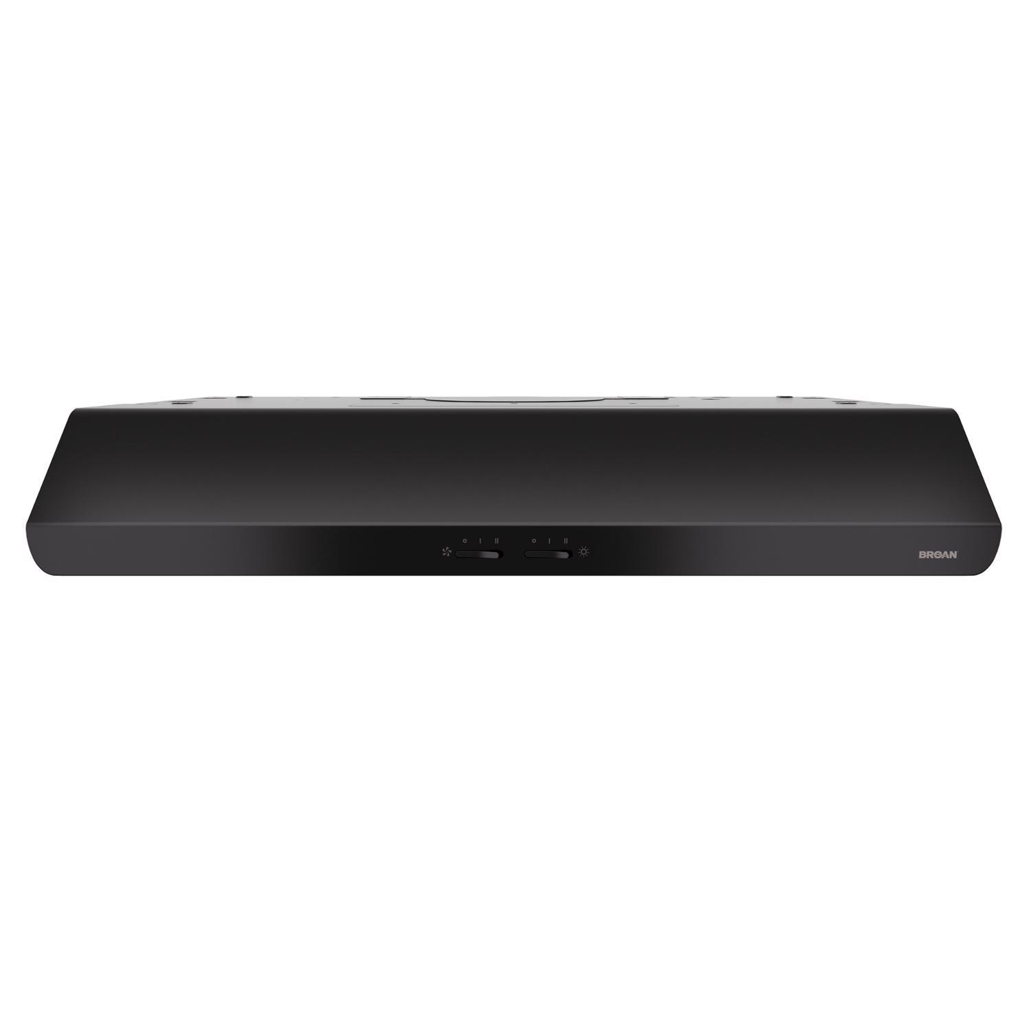 Broan-NuTone Sahale 30 in. W Black Range Hood Uae Electronic uaeelectronic.com