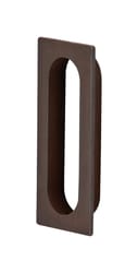 Ives 3-1/8 in. L Oil Rubbed Bronze Brass Flush Pull