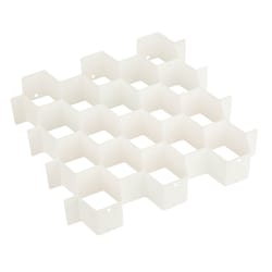 Honey-Can-Do 2.7 in. H X 13.4 in. W X 15 in. D Plastic Adjustable Drawer Organizer