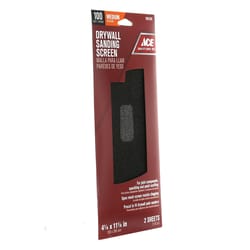 Ace  11-1/4 in. L x 4-1/4 in. W 100 Grit Silicon Carbide  Drywall Sanding Screen  2 pk 