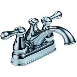 Delta Leland Chrome Farmhouse Bathroom Faucet 4 in.