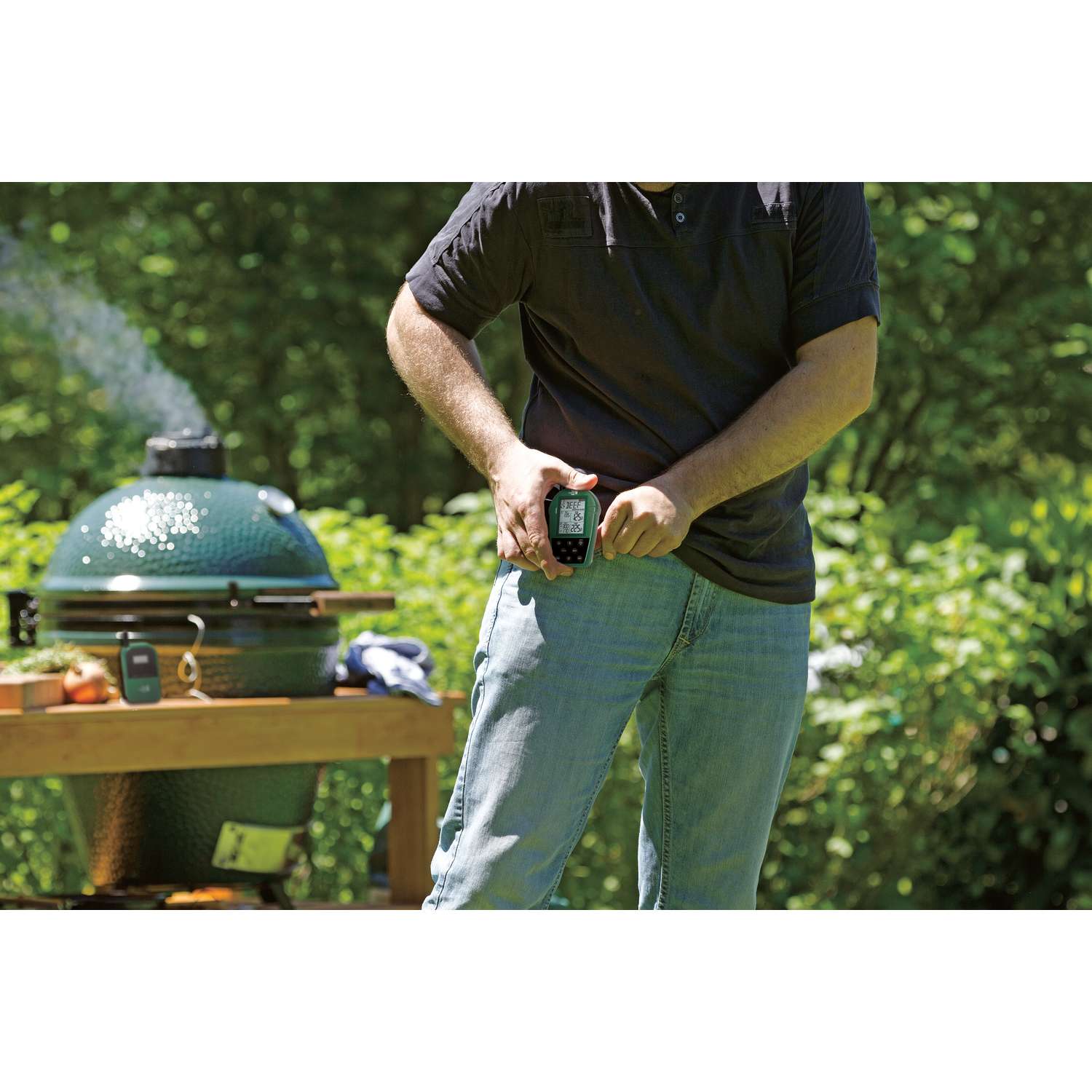 Big Green Egg Instant Read Thermometer with Bottle Opener