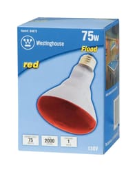 Westinghouse 75 W BR30 Floodlight Incandescent Bulb E26 (Medium) Red 1 pk