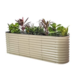 Vego Garden 32 in. H Metal 9 in 1 Garden Bed Pearl White