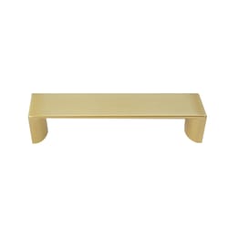 Laurey Metro Contemporary Rectangle Cabinet Pull 3-3/4 in. Satin Brass Gold 1 pk