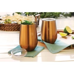 Outset 12 oz Copper BPA Free Double Wall Tumbler