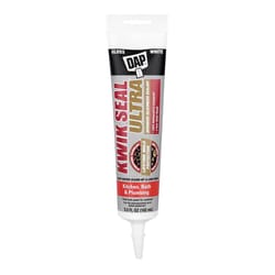 DAP Kwik Seal Ultra White Siliconized Acrylic Kitchen and Bath Sealant 5.5 oz