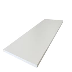 NB 0.63 in. H X 10 in. W X 47.6 in. D White Wood Shelf Board