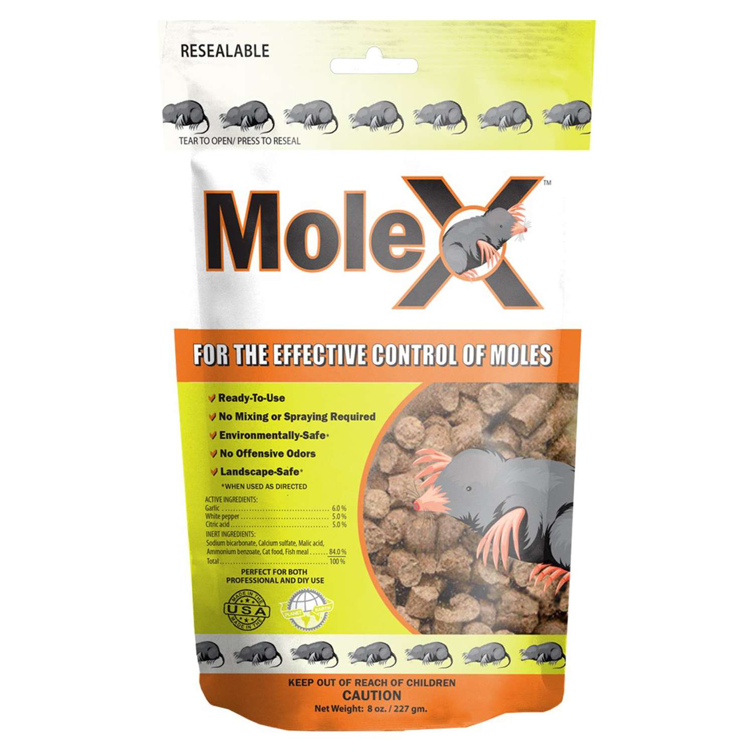 MoleX Non-Toxic Bait Pellets For Moles 8 oz 1 pk - Ace Hardware