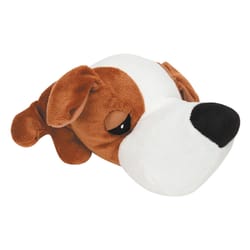 Digger's FatHedz Multicolored Plush Beagle Dog Toy 1 pk