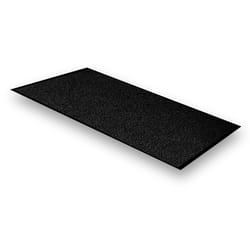 WJ Dennis Survivor 60 W X 36 L Black Nylon Utility Mat