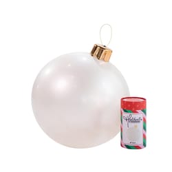 Holiball Pearl White 18 in. Inflatable