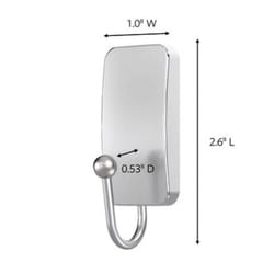 Adhesive Row Hooks, Wall Hooks with 5 Small Hooks, Clear Bathroom Towel  Hooks, Heavy Duty Wall Hooks for Kitchen and Bathroom, Waterproof Bathroom