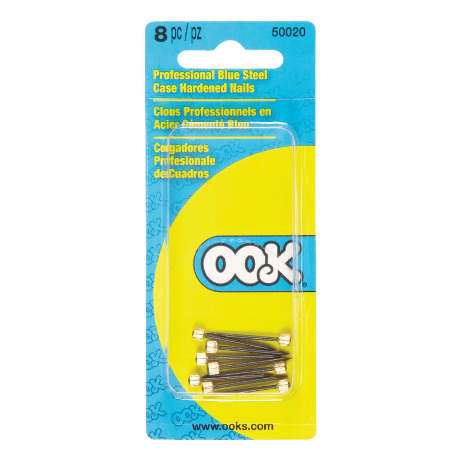 Hillman OOK Case Hardened Professional Picture Hanging Nails 1 lb 8 pk Hillman OOK Case Hardened Professional Picture Hanging Nails 1 lb 8 pk
