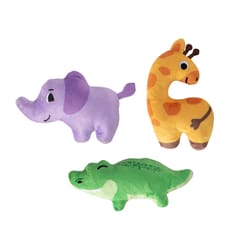 Pet Shop by Fringe Studio Assorted Wild Times Dog Toy Small 3 pk