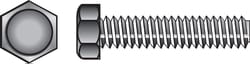 HILLMAN 1/4 in. D X 6 in. L Zinc Plated Steel Hex Tap Bolt 100 pk