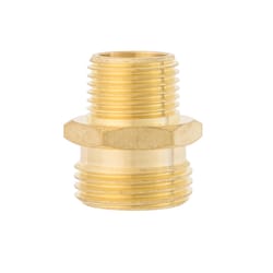 Ace 3/4 in. MHT x 1/2 in. MPT in. Brass Threaded Double Male Hose Adapter