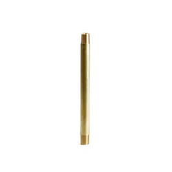 ATC 1/8 in. MPT X 1/8 in. D MPT Yellow Brass Nipple 4-1/2 in. L