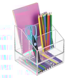 InterDesign Clarity Clear Cosmetic Organizer Stackable