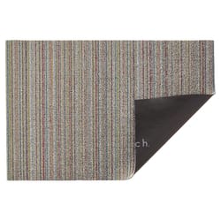 Chilewich 18 in. W X 28 in. L Pastel Stripe PVC Vinyl Door Mat