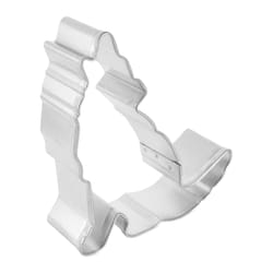 R&M International Corp International Corp 3 in. W X 4 in. L Coyote Cookie Cutter Silver 1 pc
