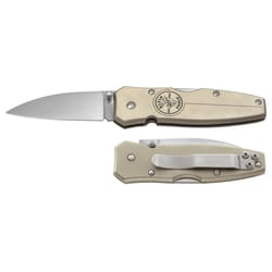 Klein Tools 6.1 in. Lockback Knife Silver 1 pk