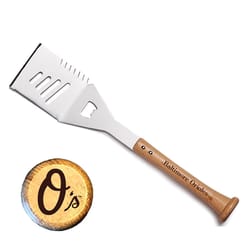 Baseball BBQ MLB Stainless Steel Natural Grill Spatula 1 pk