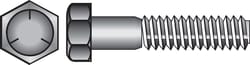 HILLMAN 7/16 in. D X 4-1/2 in. L Heat Treated Zinc Steel Hex Head Cap Screw 25 pk