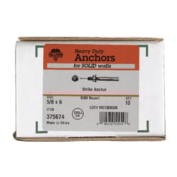 HILLMAN 5/8 in. D X 6 in. L Steel Round Head Strike Anchor 1 pk