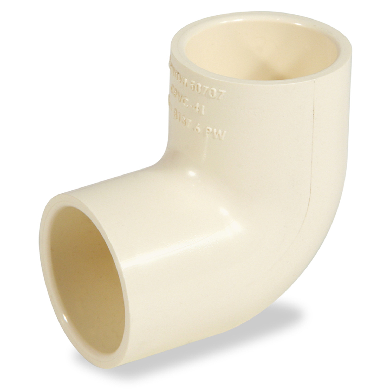 UPC 011651990077 product image for Charlotte 1/2in CPVC/CTS 90 Degree Pipe Elbow (RCE-0500-S) | upcitemdb.com