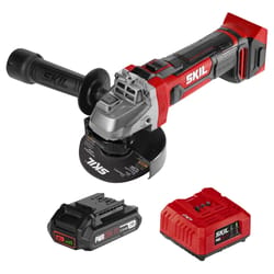 SKIL 20V PWR CORE 20 Cordless 4-1/2 in. Angle Grinder Kit (Battery & Charger)