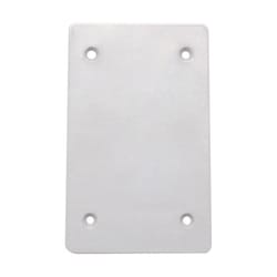 Sigma Engineered Solutions Rectangle Plastic 1 gang 4.63 in. H X 2.87 in. W Flat Box Cover