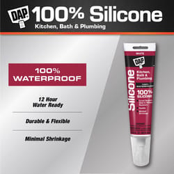 DAP White Silicone Kitchen and Bath Sealant 2.8 oz