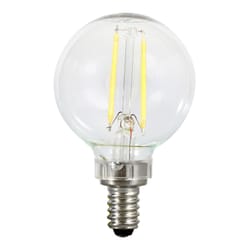 Sylvania Natural G16.5 E12 (Candelabra) LED Bulb Soft White 40 W 2 pk