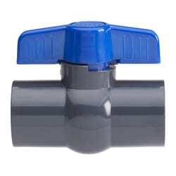 Homewerks 1-1/4 in. PVC FIP Ball Valve Full Port T-Handle