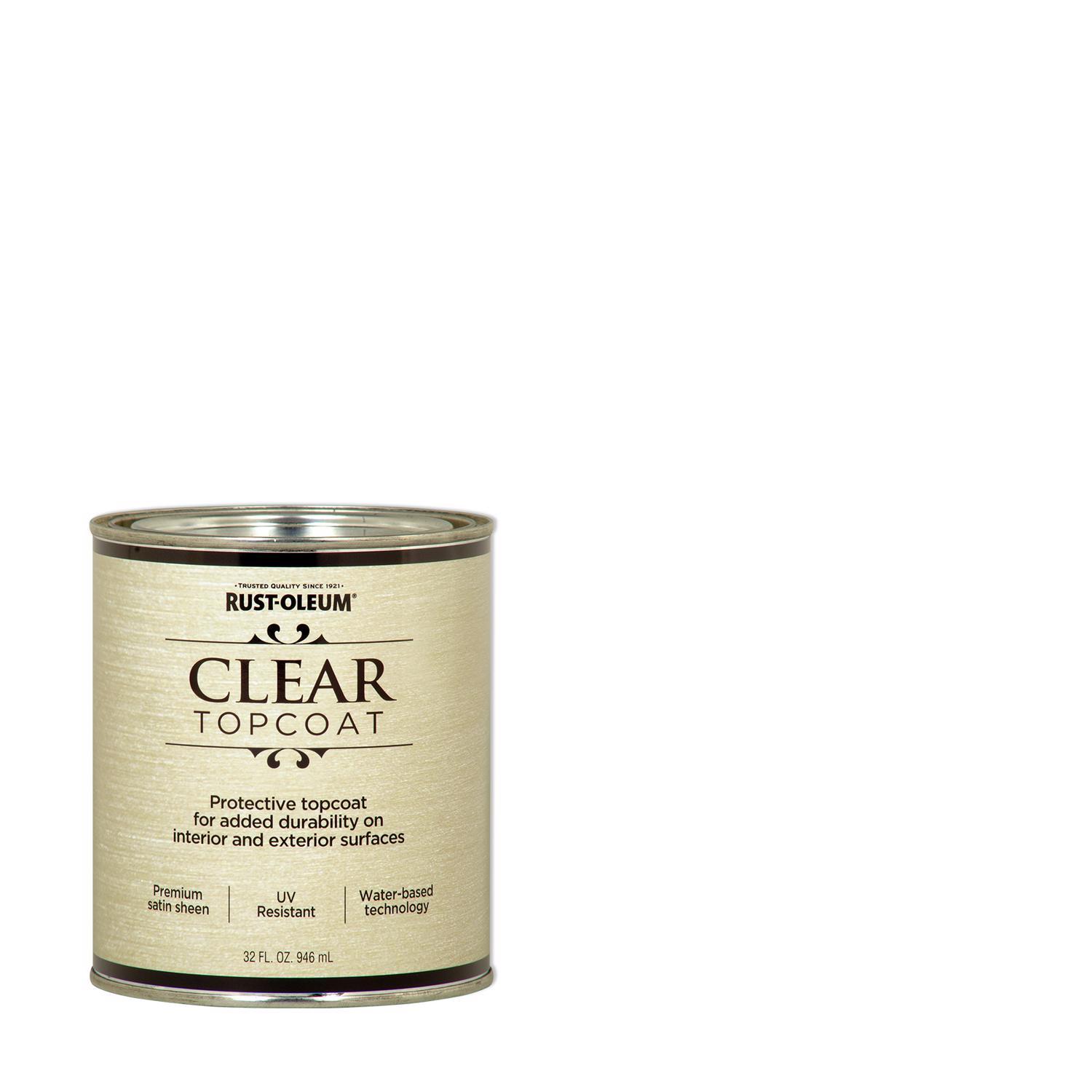 Rust-Oleum Metallic Accents Metallic Satin Clear Topcoat
