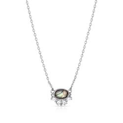 Montana Silversmiths Women's Aurora Lights Crystal Silver Necklace