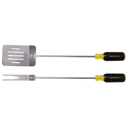 Klein Tools Tip-Ident Stainless Steel Black/Yellow Grill Tool Set 2 pc